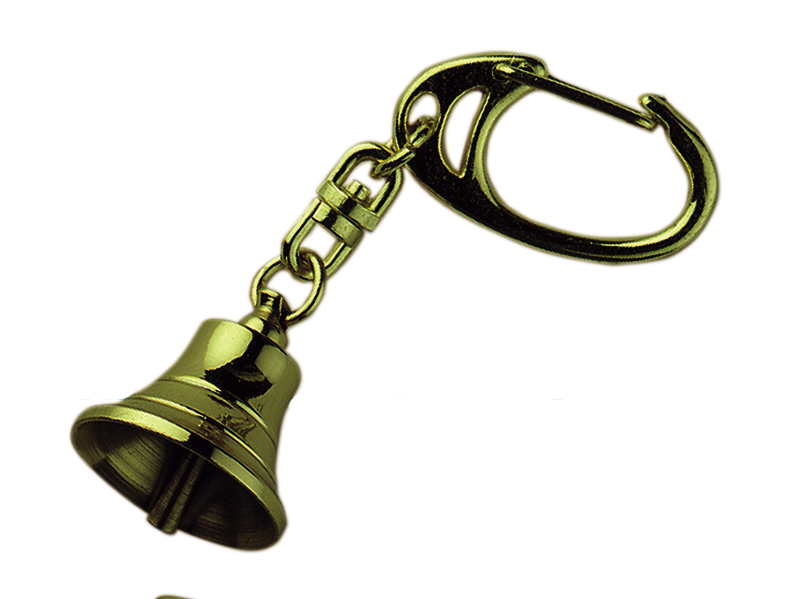 Llavero bronce campana